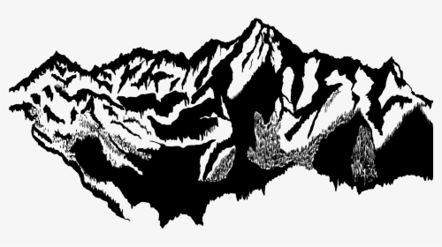 Mountain Vector Png - Mountain Vector Png Black, Transparent Png, Free Download