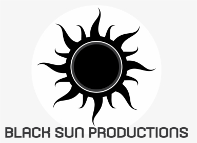 Sun Png Hd B Lack , Png Download - Black Sun Logo Png, Transparent Png, Free Download