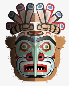 Adobe Clipart Native American - Native American Tribal Mask, HD Png Download, Free Download