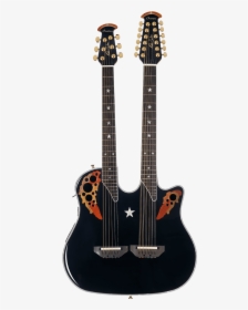 Richie Sambora Elite Double Neck 6/12 String - Double Neck Guitar Acoustic, HD Png Download, Free Download