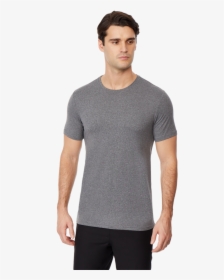 Png Man Grey - Grey Male T Shirt, Transparent Png, Free Download