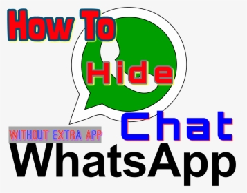Whatsapp Chat Ko Hide Karne Ki Short Simple Trick - Whatsapp, HD Png Download, Free Download