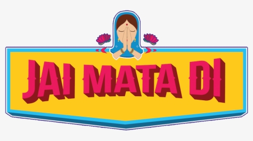 Jai Mata Di Text Png, Transparent Png, Free Download