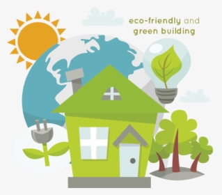 Eco-friendly And Green Building - Eco Friendly House Png, Transparent Png, Free Download