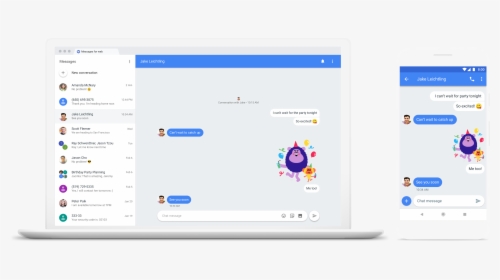 Android Messages Web, HD Png Download, Free Download