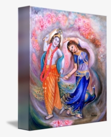 Picture Royalty Free Download Radha By Banu Natarajan - Holi Radha Krishna Art, HD Png Download, Free Download