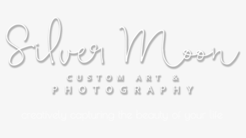 Silver Moon Custom Art & Photography - Calligraphy, HD Png Download, Free Download