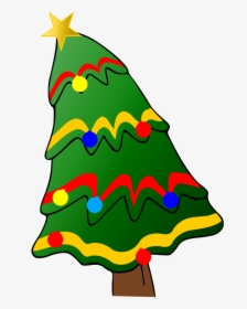 Christmas Trees Pictures Clip Art - Falling Christmas Tree Clipart, HD Png Download, Free Download