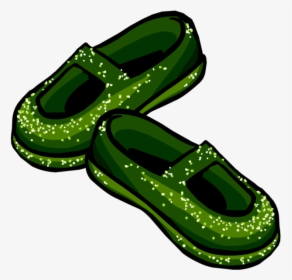 Green Shoe Png - Blue Slippers Clip Art, Transparent Png, Free Download