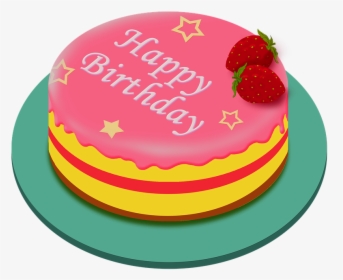Transparent Pink Cake Png - Happy Birthday, Png Download, Free Download