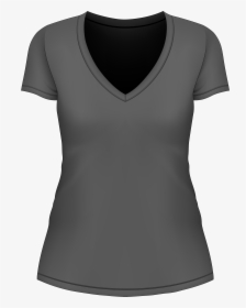 Female Black Top Png Clipart - Active Shirt, Transparent Png, Free Download