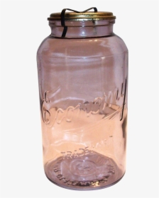 Transparent Jar 4 Gallon - Boyd Fruit Jars With Glass Clamp Lid, HD Png Download, Free Download