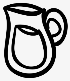Drinking Water Jar Hand Drawn Tool - Jarra Agua Dibujo Png, Transparent Png, Free Download