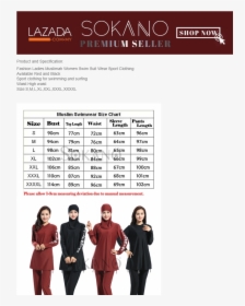 Swimming Swimming Suit Fashion Baju Renang Muslim Shopee, HD Png Download, Free Download
