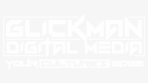 Glickman Digital Media Your Culture"s Edge Logo White - Monochrome, HD Png Download, Free Download