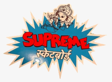 Supreme Ganesh Sticker, HD Png Download, Free Download