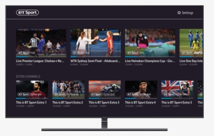 Bt Sport App Samsung Tv, HD Png Download, Free Download