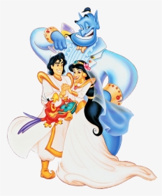 Jasmine Aladdin Wedding Clipart - Princess Jasmine And Aladdin Clipart, HD Png Download, Free Download