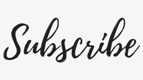 Subscribe - Calligraphy, HD Png Download, Free Download
