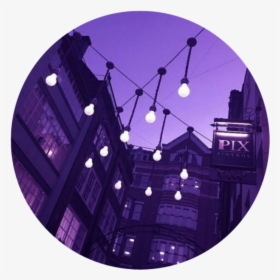 #circle #png #light #lights #purple #tumblr #aesthetic - Purple City Aesthetic, Transparent Png, Free Download