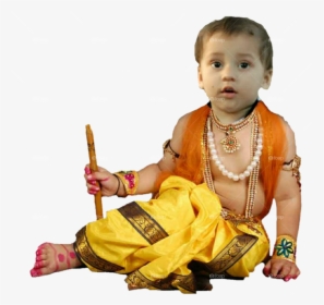 Krishna , Png Download - Krishna Janmashtami Images For Kids, Transparent Png, Free Download