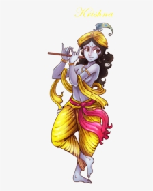 Click On Krishna - Illustration, HD Png Download, Free Download
