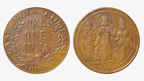 East India Company - 1840 Braided Hair Half Cent, HD Png Download, Free Download
