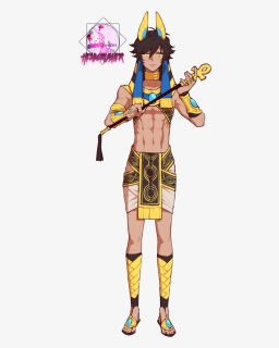Suggestioncan Anubis Have A T3 Skin Like This Please - Anime Egyptian Boy Anubis, HD Png Download, Free Download
