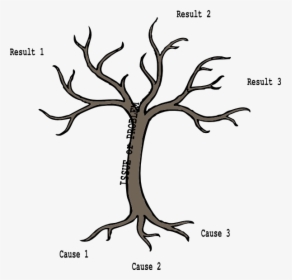 Easy Dead Tree Drawing, HD Png Download, Free Download
