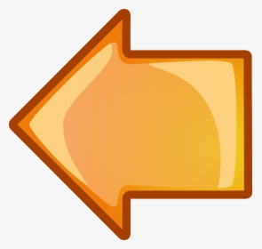 Orange Arrow Pointing Left, HD Png Download, Free Download