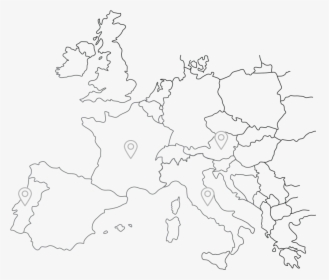 Europe Line Outline Transparency Png, Transparent Png, Free Download