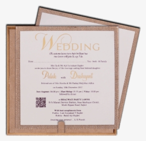 Hindu Wedding Cards - Wood, HD Png Download, Free Download