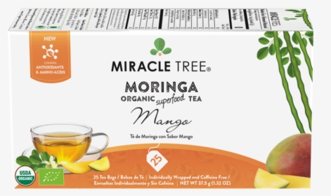 Organic Moringa Tea, Mango - Green Tea With Moringa, HD Png Download, Free Download