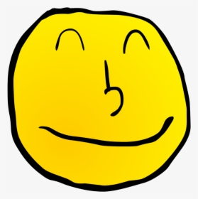 A Happy Smiling Face By Vigorousjammer On Clipart Library - Smiley, HD Png Download, Free Download