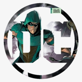 Green Arrow Batman Logo Superhero Dc Comics - Dc Logo Green Arrow, HD Png Download, Free Download