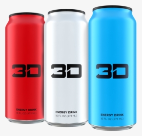 3d Energy Drink Logo - 3d Energy, HD Png Download, Free Download