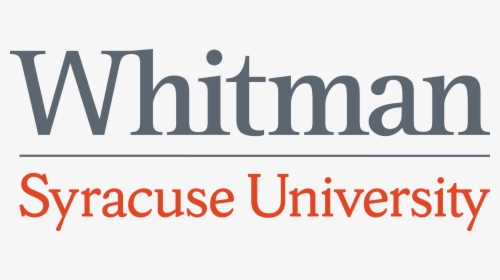 Logo For Syracuse University - Whitman School Of Management, HD Png Download, Free Download