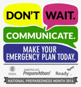 National Preparedness Month 2019, HD Png Download, Free Download