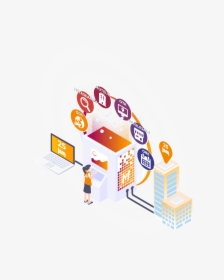 Smarthotel Channel Manager Full Distribution Flow - Illustration, HD Png Download, Free Download