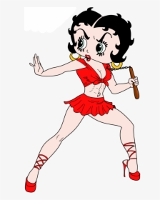Animation Clipart , Png Download - Martial Arts Betty Boop, Transparent Png, Free Download