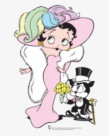 Betty In Easter Bonnet Betty Boop Coloring Pages Hd Png Download Kindpng