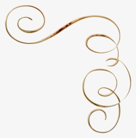 Gold Swirls Add Me A Flourish Pinterest Coins And Accent - Gold Swirl Corner Png, Transparent Png, Free Download