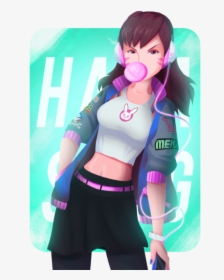 Overwatch Dva Hana Song, HD Png Download, Free Download