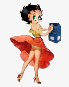 Betty Boop Post It Photo Bettybooppost It - Pin Up Girl 60s, HD Png Download, Free Download