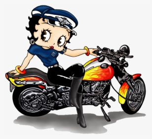Betty Boop Motorcycle Png , Png Download - Betty Boop Motorcycle Png, Transparent Png, Free Download