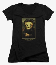 Junior Work Of Art Betty Boop V-neck Shirt - T-shirt, HD Png Download, Free Download
