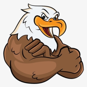 Vector Mascota Aguila Png , Png Download - Strong Eagle Cartoon, Transparent Png, Free Download