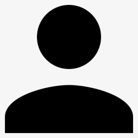 Ic Person Black Px - Material User Icon Png, Transparent Png, Free Download