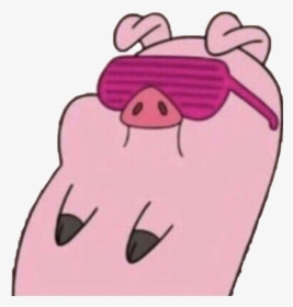 #pato #cerdo #chancho #cerdito #lentes #pink #rosa - Waddles Pig, HD Png Download, Free Download