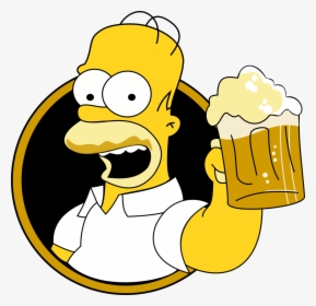 Homer Simpson Bebendo Png, Transparent Png, Free Download